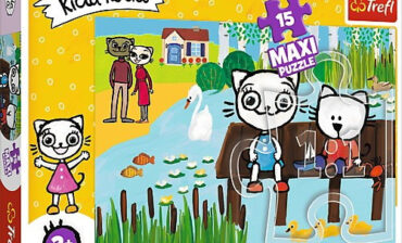 Trefl Puzzle 15 elementów Maxi Kicia Kocia nad jeziorem