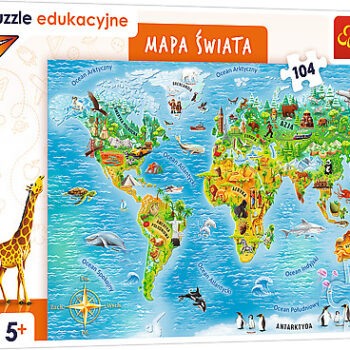 Trefl puzzle edukacyjne Mapa Europy