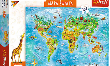 Trefl puzzle edukacyjne Mapa Europy