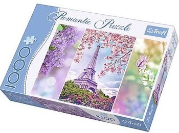 Trefl Puzzle Romantic Wiosna w Paryżu (1000 elementów)