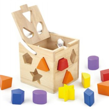 VIGA Drewniany Sorter Kształtów Sześcian 53659