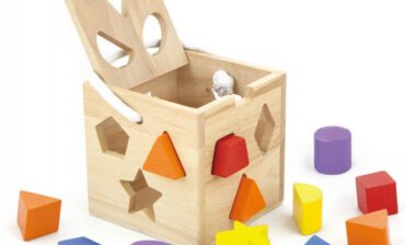 VIGA Drewniany Sorter Kształtów Sześcian 53659