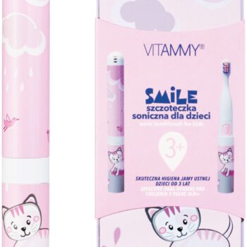VITAMMY VITAMMY Smile kotek Szczoteczka soniczna dla dzieci z zębami mlecznymi 3 +