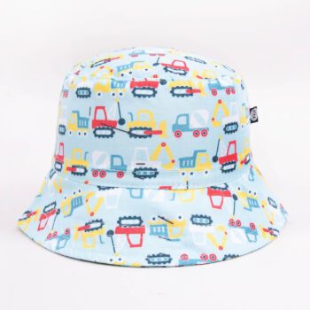 YOCLUB Czapka letnia kapelusz dziecięcy pojazdy budowlane CKA-0240C-A110#040044
