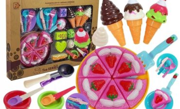 Zabawkowy Zestaw Słodyczy Tort Akcesoria Kuchnia