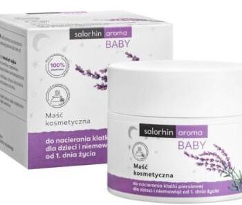 Ziołolek PRZEDS. FARMACEUTYCZNE SP. Z O.O. Salorhin aroma maść kosmetyczna do nacierania klatki piersiowej dla dzieci i niemowląt od 1 dnia życia 50 ml 7086202