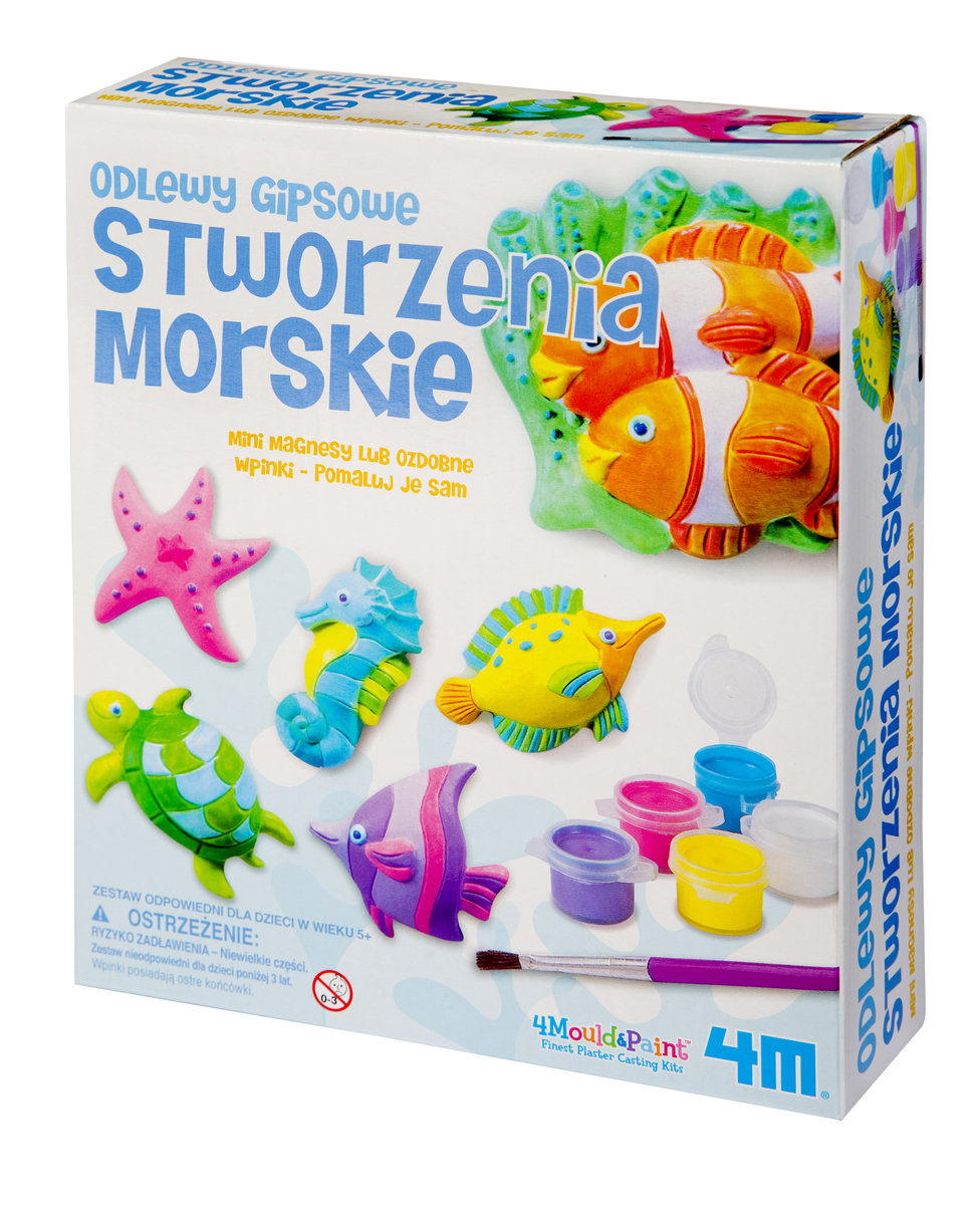 4M Odlewy gipsowe Stworzenia morskie zestaw kreatywny