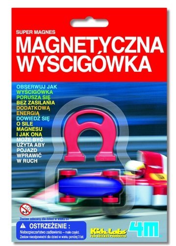 4M, zabawka naukowa Magnetyczna wyścigówka