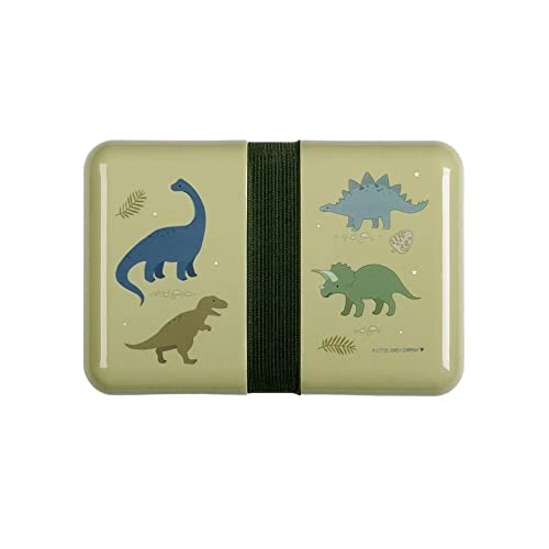 A Little Lovely Company A Little Lovely Company - A Little Lovely Company  -  Śniadaniówka Lunchbox Dinozaury z Naklejkami