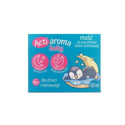 Actiaroma Baby Maść do nacierania klatki piersiowej 6m+ ,50 ml