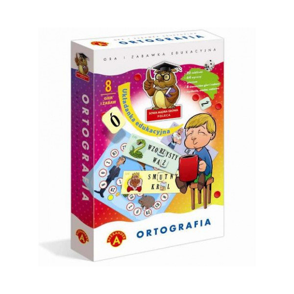 Alexander ORTOGRAFIA - Układanka EDUKACYJNA 1322