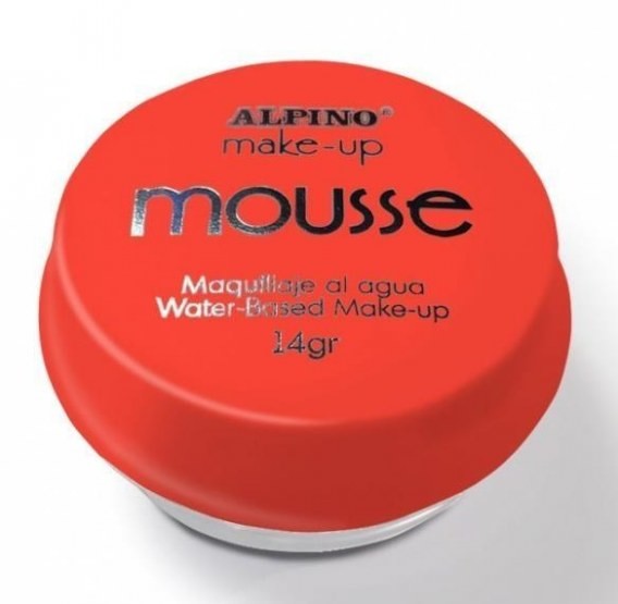 Alpino Mus do makijażu 14g czerwony
