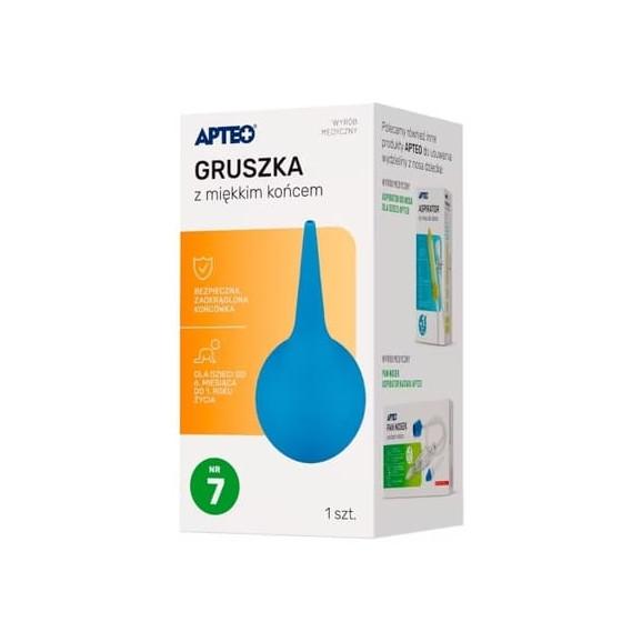Apteo, gruszka z miękkim końcem, nr 7, 1 szt.