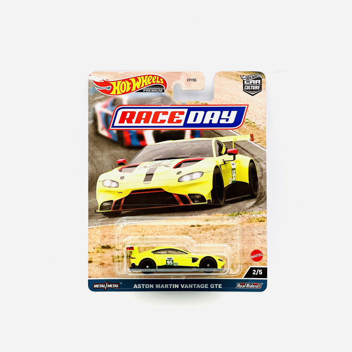 Aston Martin Vantage Gte - Car Culture Race Day Hot Wheels Premium 1:64