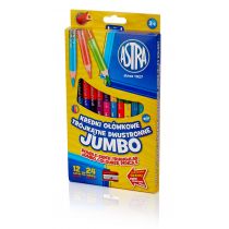 Astra Kredki ołówkowe dwustronne Jumbo 12 24