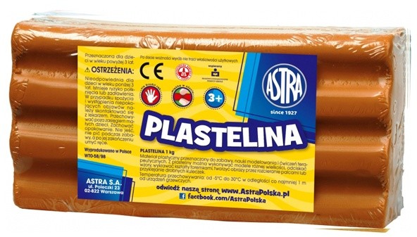 Astra Plastelina (303111021) 1 kg terakota .