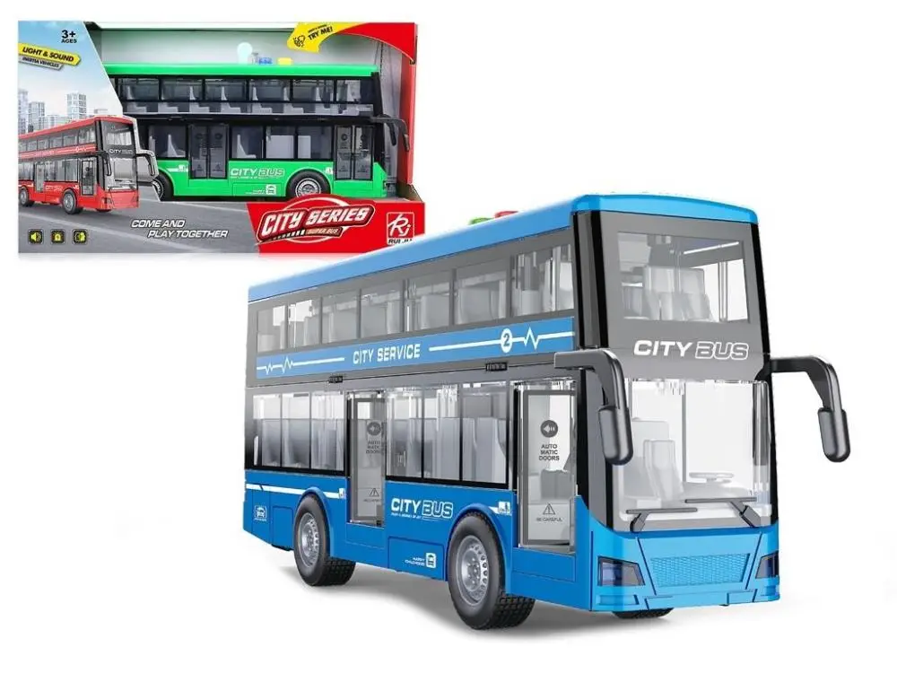 Autobus ze światłem i dźwiękiem napęd na koło MIX - ADAR