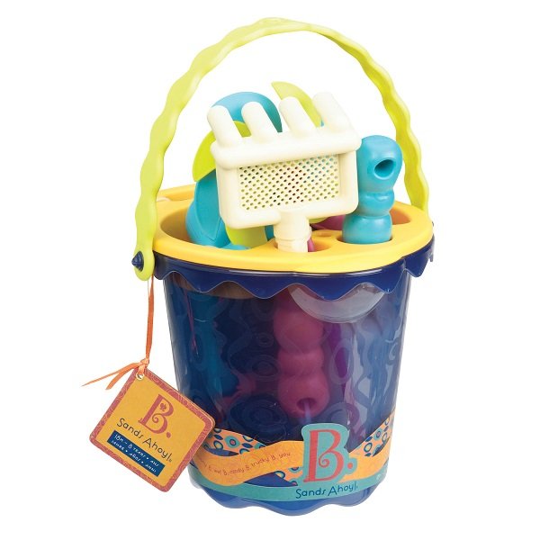 B.Toys zabawki do piaskownicy średnie z akcesoriami do piasku $134 niebieskie BX1330