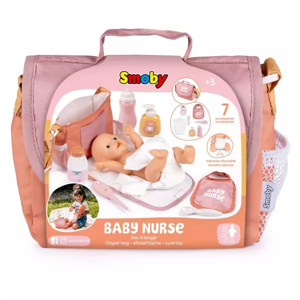 Baby Nurse: Torba do przewijania z akcesoriami - 8 części