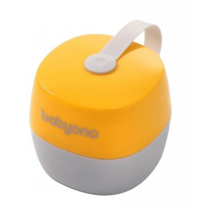 BabyOno BabyOno Pojemnik na smoczek NATURAL NURSING POMARAŃCZOWY 535/03