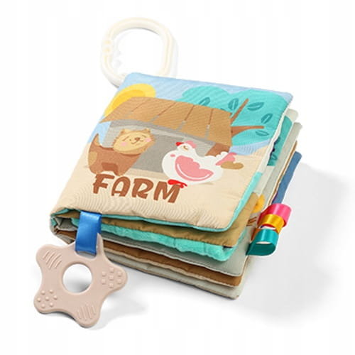BabyOno Książeczka Sensoryczna FARM 1512