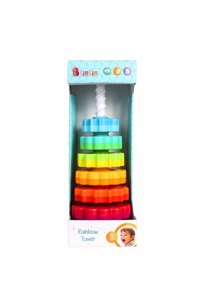 Bam Bam Bam Bam Piramidka tęczowa spirala 5O40ED 5O40ED SAM  One size