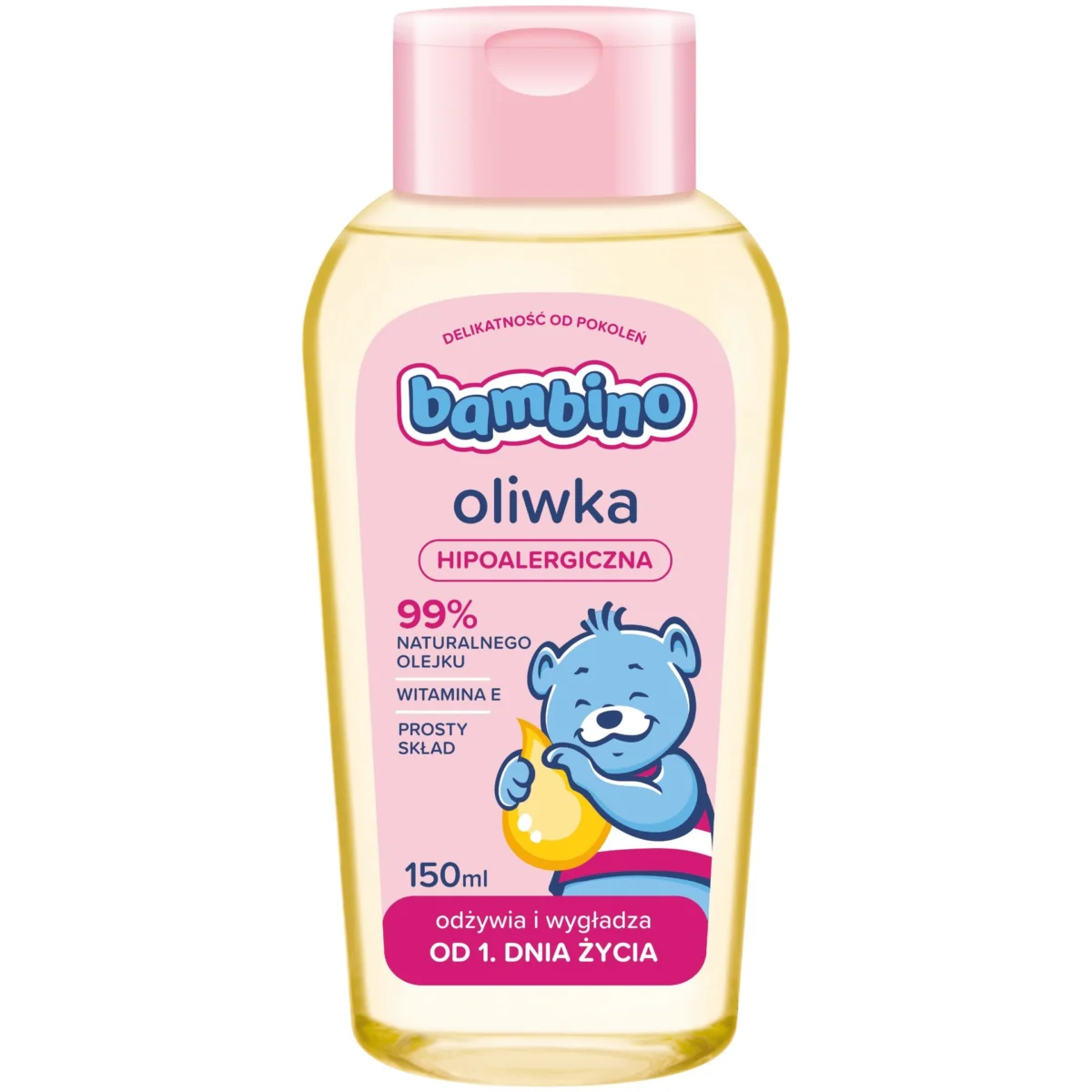 Bambino, oliwka hipoalergiczna, od 1 dnia życia, 150 ml