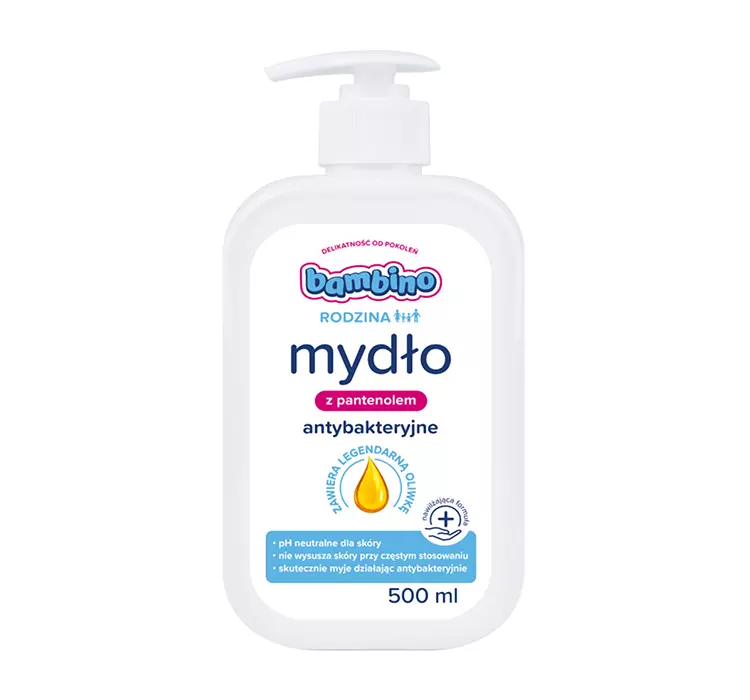 Bambino Rodzina mydło do rąk antybakteryjne z pantenolem 500ml BAM-00052
