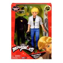Bandai Miraculous Miraculous Czarny Kot Adrien Lalka z Strojem i Akcesoriami 50358 0000046158