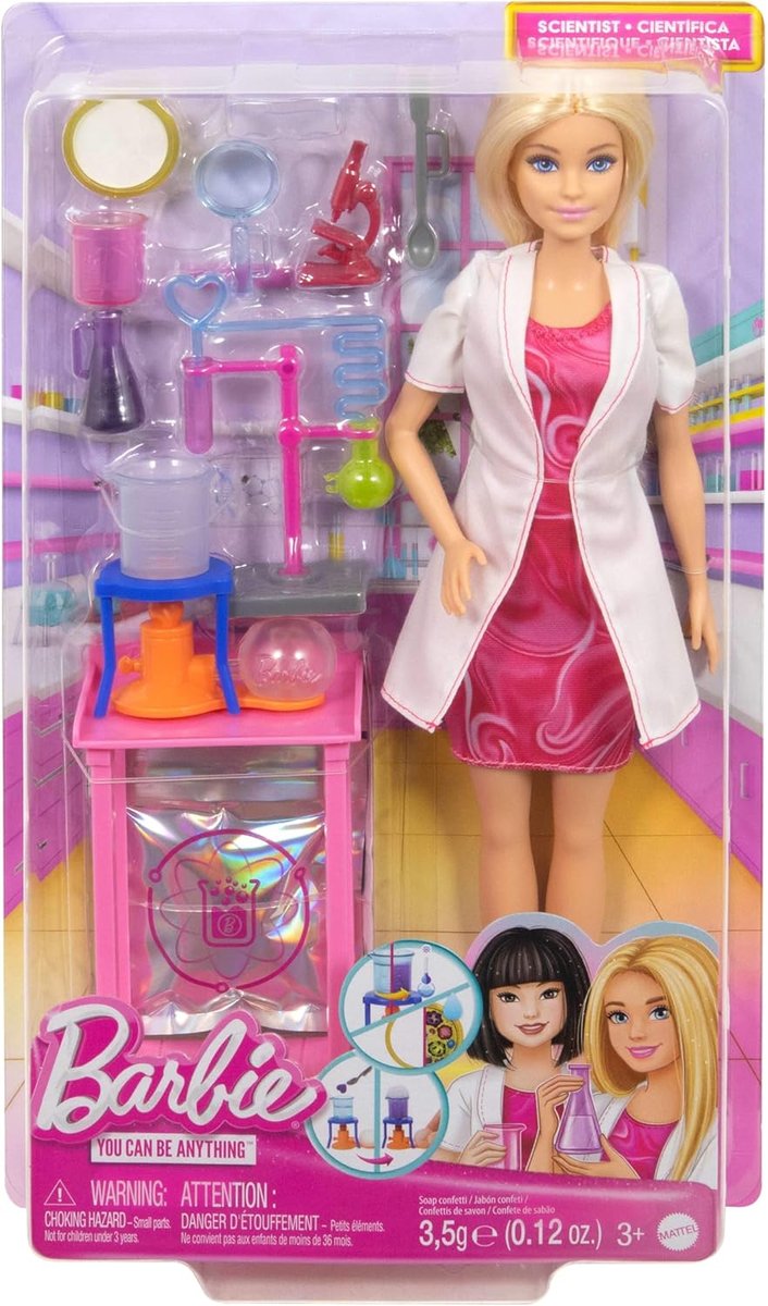 Barbie lalka kariera Naukowiec