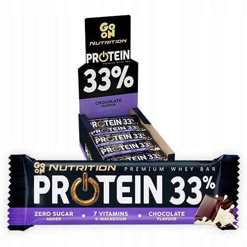 Baton proteinowy 33% czekoladowy 50g - 25 sztuk