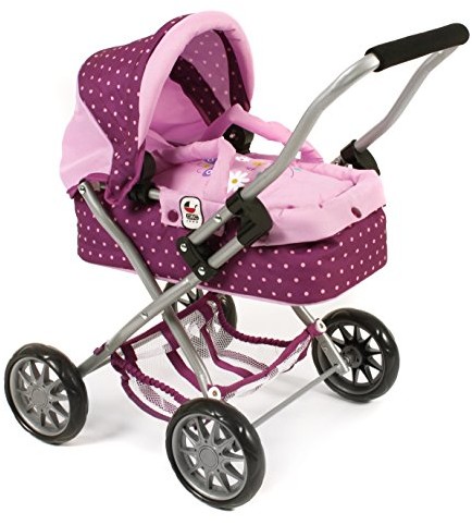 Bayer Chic 2000 Chic 2000 555-29 wózek dla lalek Smarty, fioletowy, różowy 555-29