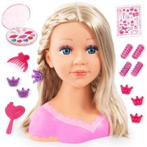 Bayer Głowa lalki do stylizacji Super Model Charlene, 27 cm, 90088AA Brandunit BV