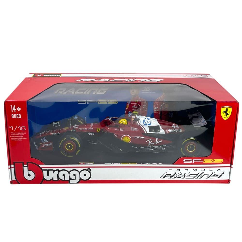 Bburago model 118 bolid f1 ferrari sf-25 2025 lewis hamilton 18-16816 - model lub pojazd