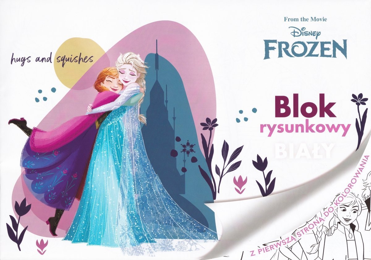 BENIAMIN Blok rysunkowy A4/20K biały Frozen - Beniamin