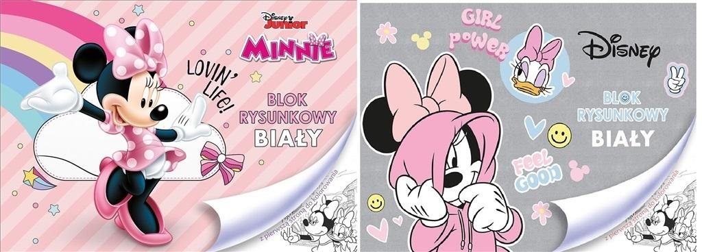 BENIAMIN Blok rysunkowy A4/20K biały Minnie Mouse - Beniamin