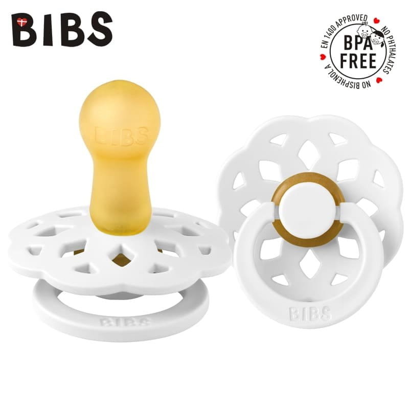 Bibs Boheme M White Smoczek Uspokajający Kauczuk Hevea 1Szt.