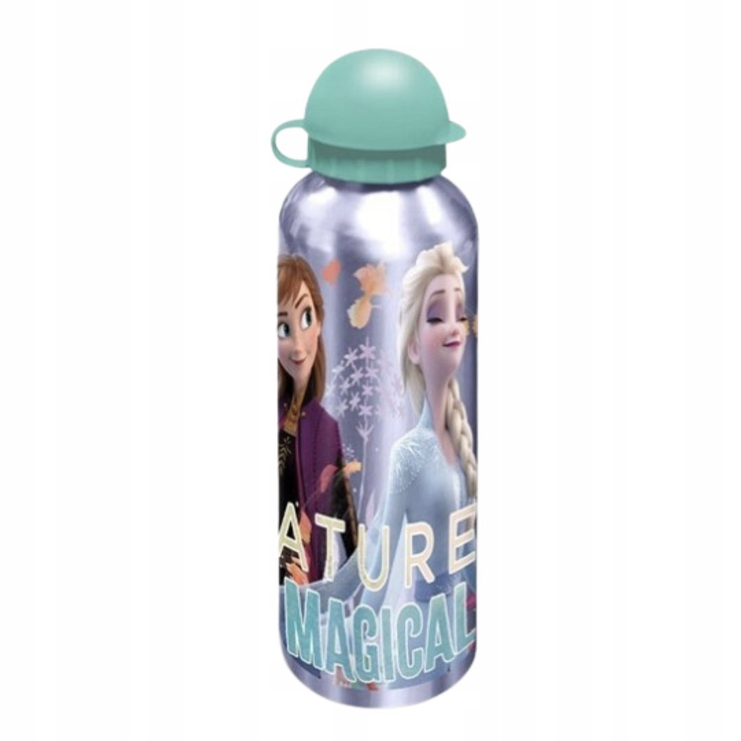Bidon 500ml FROZEN Elsa & Anna z napisem NATURE IS MAGICAL