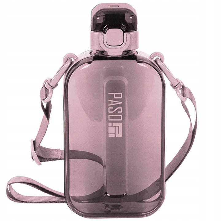 BIDON BUTELKA NA WODĘ NAPOJE PASO DUŻY 750ml PASEK NA RAMIĘ BPA FREE tritan