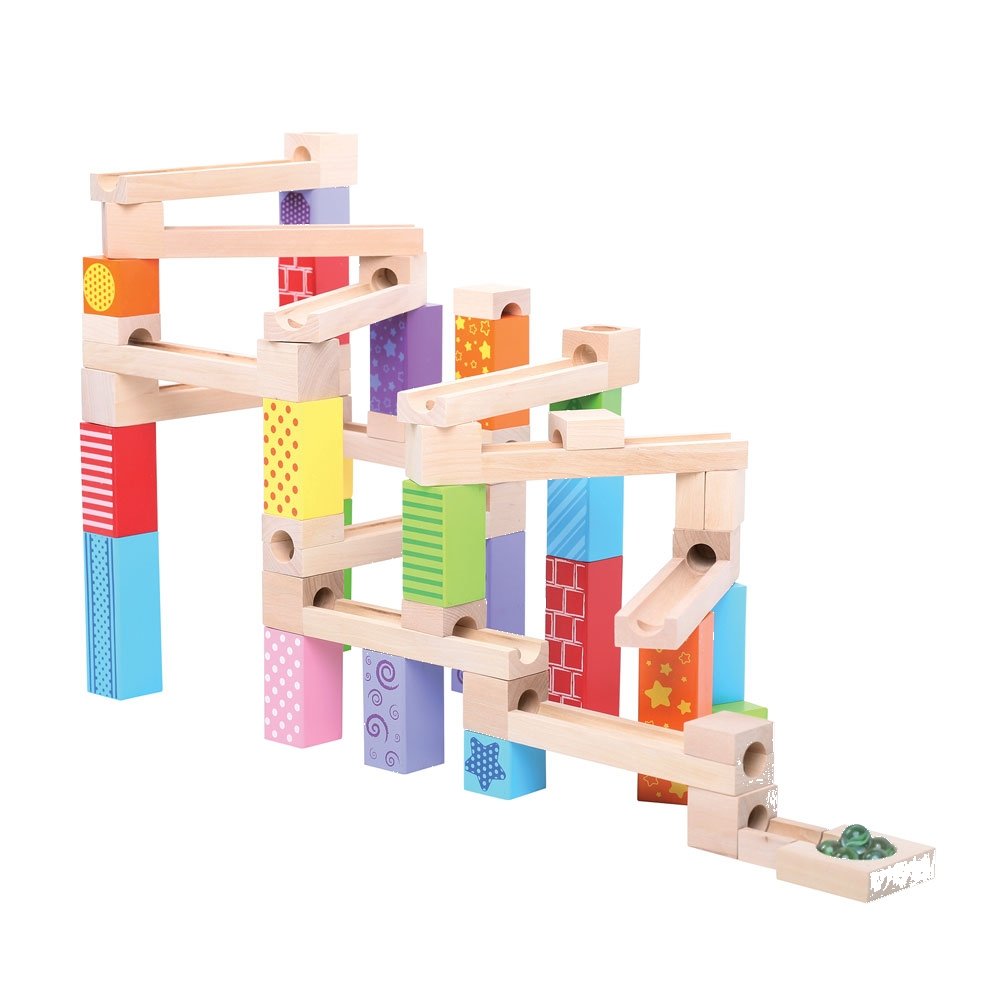 Bigjigs Toys Ltd KLOCKI drewniane Kulodrom