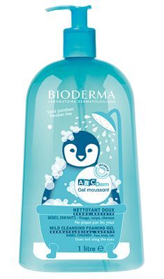 Bioderma Moussant łagodny żel myjący do włosów i ciała dla dzieci 1000ml
