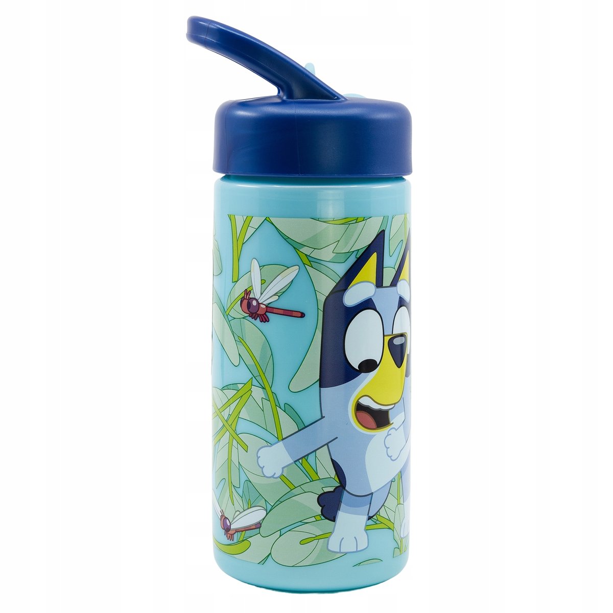 BLUEY I BINGO PRAKTYCZNY BIDON Z RURKĄ Z UCHWYTEM 410ML