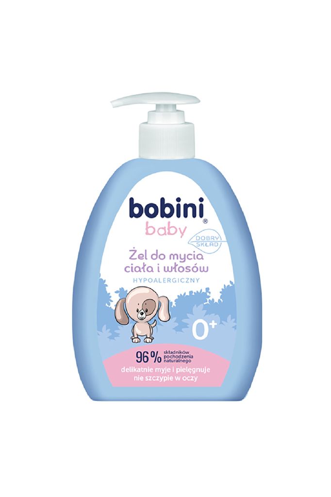BOBINI Baby Żel hypoalergiczny do mycia ciała i włosów 300ml