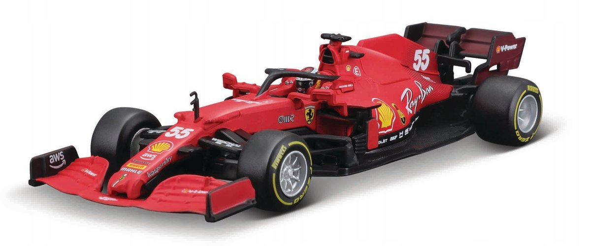 Bolid Ferrari SF21 Sainz 1:43 Bburago 36828