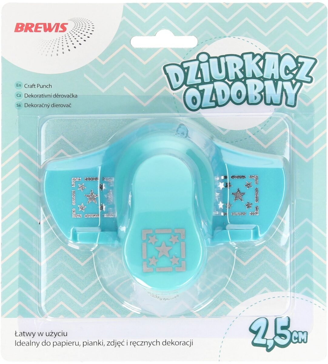 BREWIS Dziurkacz ozdobny 2.5cm Gwiazdka/2 brzegowy