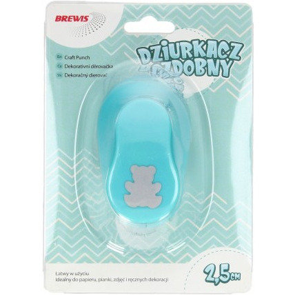 BREWIS Dziurkacz ozdobny 2.5cm Miś D25-12