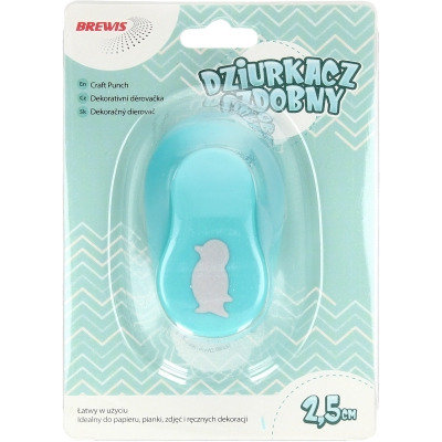 BREWIS Dziurkacz ozdobny 2.5cm Pingwin D25-70