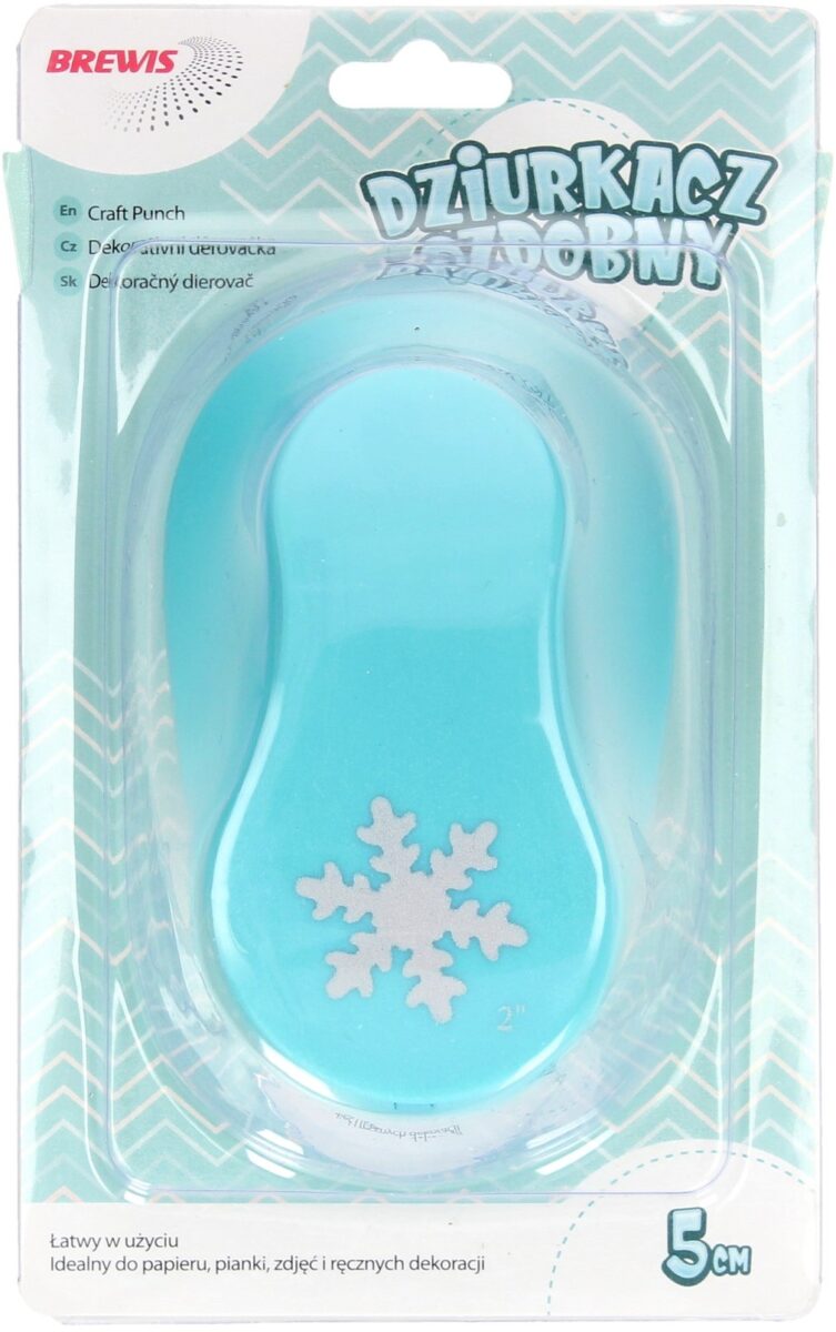 BREWIS Dziurkacz ozdobny 5.0cm Śnieżynka D50-58