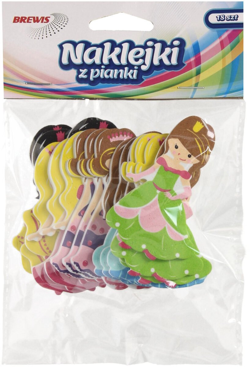 BREWIS Nalepka pianka Księżniczki PVC39 Brewis