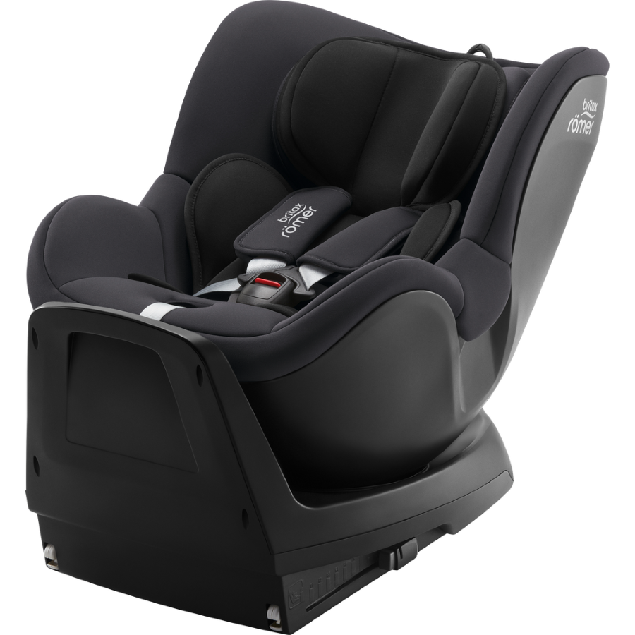 Britax Römer Dualfix Plus fotelik samochodowy Midnight Grey 40-105 cm